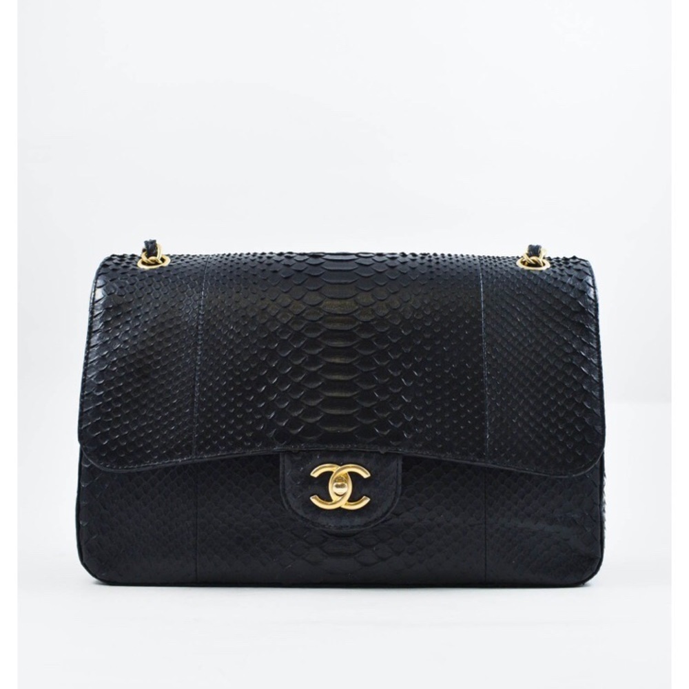 Looking for Chanel Black Python Jumbo Bag!